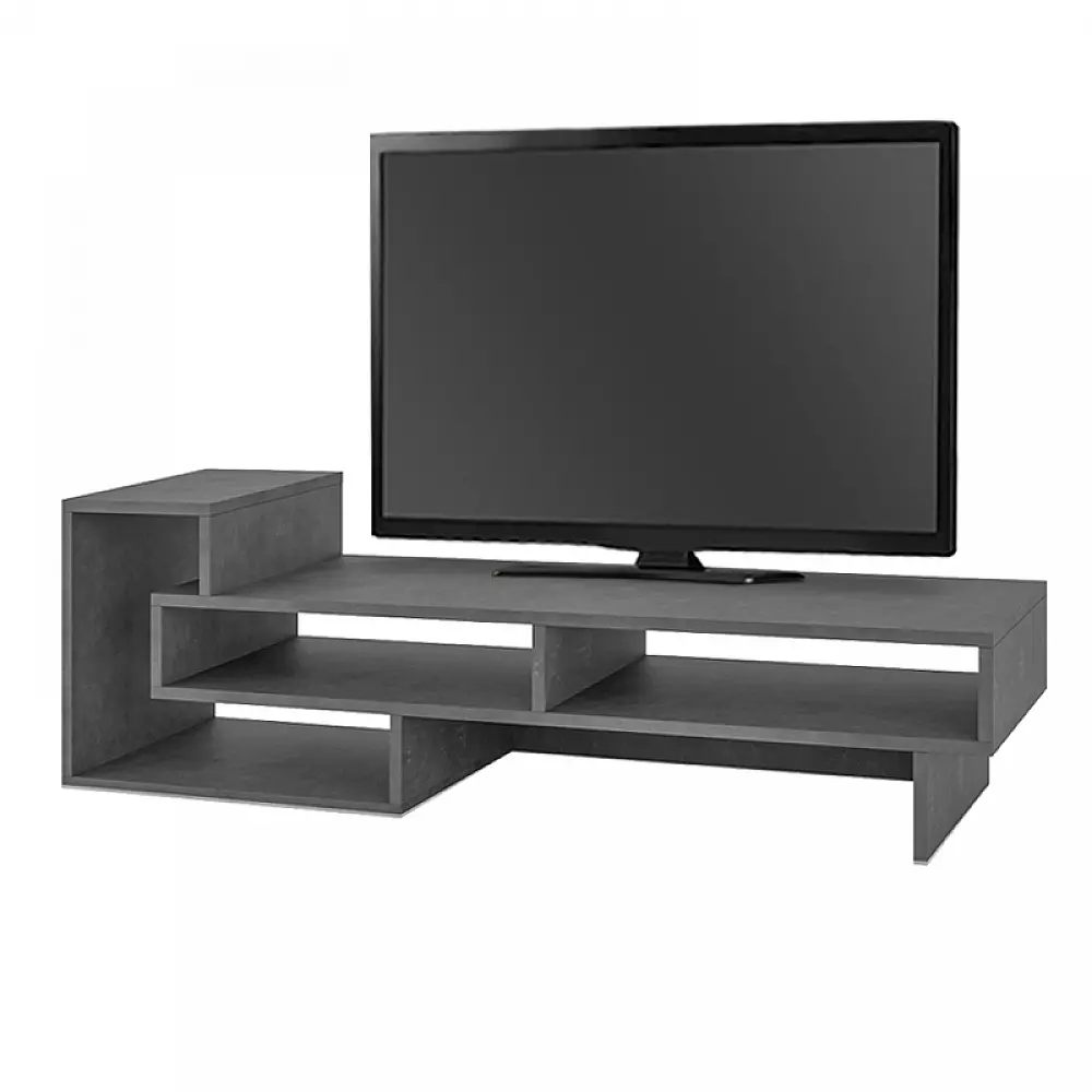 Έπιπλο τηλεόρασης Tetra Megapap χρώμα γκρι ρετρό 136,7x40x42εκ. - GP037-0172,3 Έπιπλο τηλεόρασης Tetra Megapap χρώμα γκρι ρετρό 136,7x40x42εκ. - GP037-0172,3