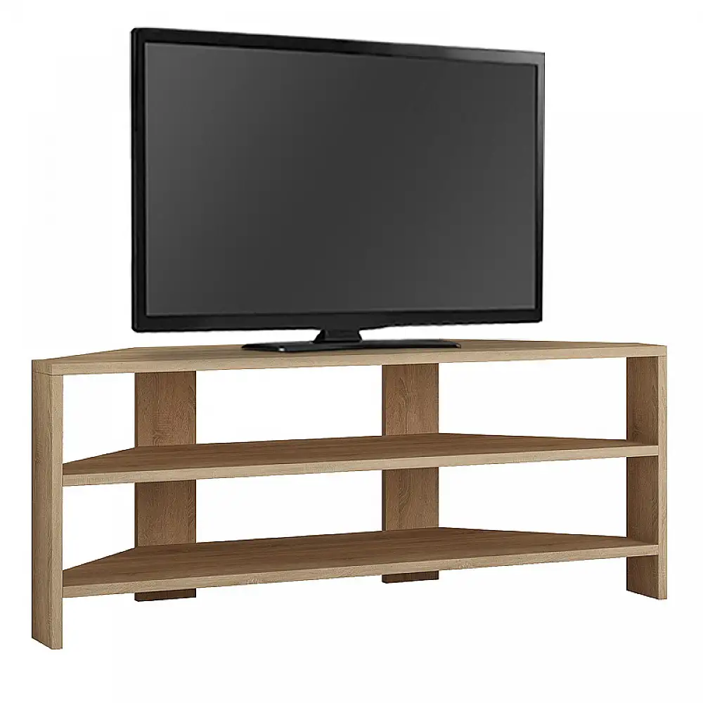 Έπιπλο τηλεόρασης γωνιακό Thales Megapap χρώμα sapphire oak 110x36x45εκ. | GP037-0173,1