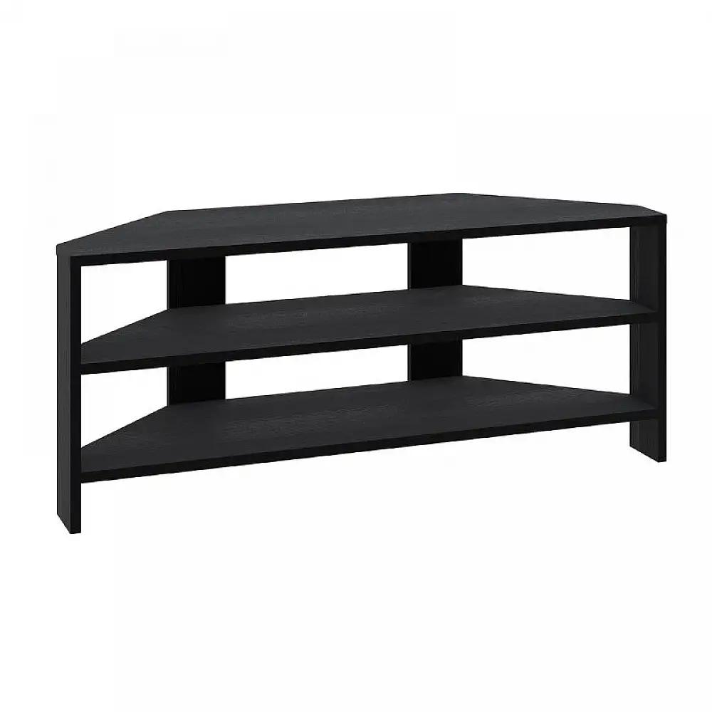 Έπιπλο τηλεόρασης γωνιακό Thales Megapap χρώμα black wood 110x36x45εκ. | GP037-0173,4