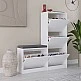 Παπουτσοθήκη Dude Megapap χρώμα λευκό 104,8x26x118,5εκ. Παπουτσοθήκη Dude Megapap χρώμα λευκό 104,8x26x118,5εκ.