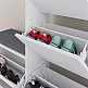 Παπουτσοθήκη Dude Megapap χρώμα λευκό 104,8x26x118,5εκ. Παπουτσοθήκη Dude Megapap χρώμα λευκό 104,8x26x118,5εκ.