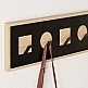 Κρεμάστρα τοίχου Icon Megapap από μελαμίνη - μέταλλο χρώμα sapphire oak - μαύρο 54,4x2x16εκ. Κρεμάστρα τοίχου Icon Megapap από μελαμίνη - μέταλλο χρώμα sapphire oak - μαύρο 54,4x2x16εκ.