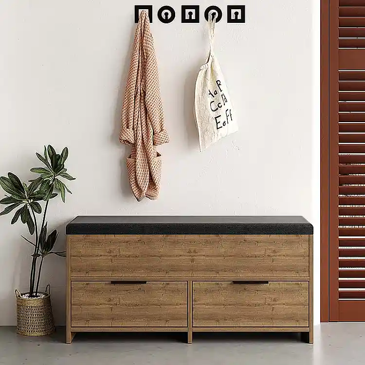 Παπουτσοθήκη Cove Megapap χρώμα ανοιχτό καρυδί 106x34x51,5εκ. | GP037-0204,1