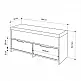 Παπουτσοθήκη Cove Megapap χρώμα ανθρακί 106x34x51,5εκ. Παπουτσοθήκη Cove Megapap χρώμα ανθρακί 106x34x51,5εκ.