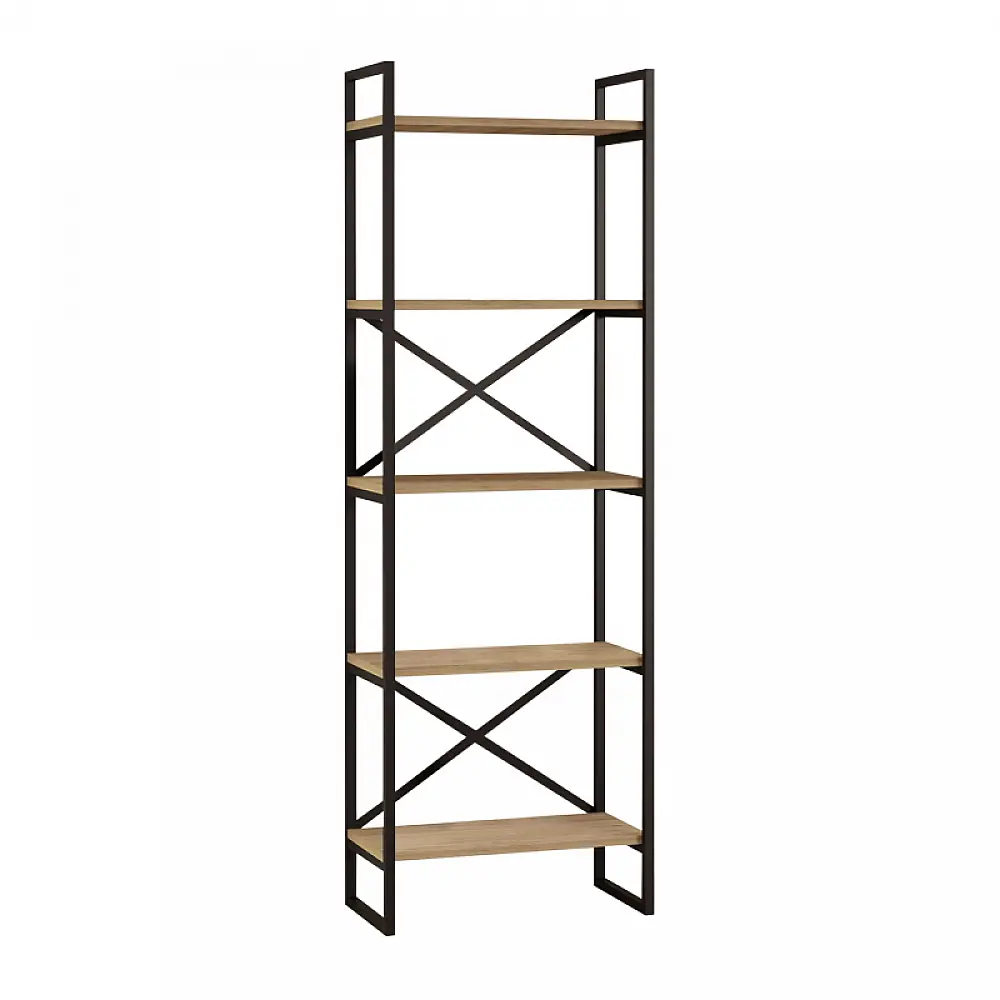 Βιβλιοθήκη Dusan Megapap χρώμα sepet oak 58x30x175εκ. - GP037-0225,1 Βιβλιοθήκη Dusan Megapap χρώμα sepet oak 58x30x175εκ. - GP037-0225,1