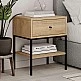 Κομοδίνο Lisa Megapap χρώμα saphhire oak 45x35x56εκ. Κομοδίνο Lisa Megapap χρώμα saphhire oak 45x35x56εκ.
