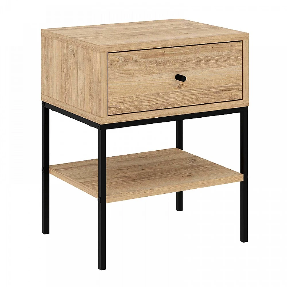 Κομοδίνο Lisa Megapap χρώμα saphhire oak 45x35x56εκ. Κομοδίνο Lisa Megapap χρώμα saphhire oak 45x35x56εκ.