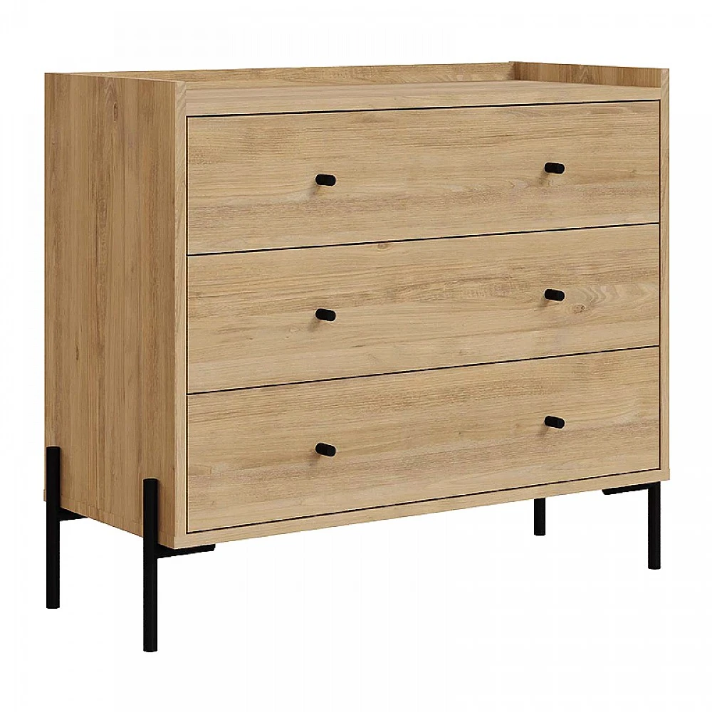 Συρταριέρα Malta Megapap χρώμα sapphire oak 94x40x80,1εκ. Συρταριέρα Malta Megapap χρώμα sapphire oak 94x40x80,1εκ.