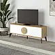 Έπιπλο τηλεόρασης Gora Megapap χρώμα sapphire oak - λευκό 140x35,6x51εκ. - GP037-0249,2 Έπιπλο τηλεόρασης Gora Megapap χρώμα sapphire oak - λευκό 140x35,6x51εκ. - GP037-0249,2