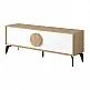Έπιπλο τηλεόρασης Gora Megapap χρώμα sapphire oak - λευκό 140x35,6x51εκ. - GP037-0249,2 Έπιπλο τηλεόρασης Gora Megapap χρώμα sapphire oak - λευκό 140x35,6x51εκ. - GP037-0249,2