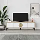Έπιπλο τηλεόρασης Gora Megapap χρώμα sapphire oak - λευκό 180x35,6x51εκ. Έπιπλο τηλεόρασης Gora Megapap χρώμα sapphire oak - λευκό 180x35,6x51εκ.