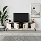 Έπιπλο τηλεόρασης Gora Megapap χρώμα sapphire oak - λευκό 180x35,6x51εκ. Έπιπλο τηλεόρασης Gora Megapap χρώμα sapphire oak - λευκό 180x35,6x51εκ.