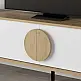 Έπιπλο τηλεόρασης Gora Megapap χρώμα sapphire oak - λευκό 180x35,6x51εκ. Έπιπλο τηλεόρασης Gora Megapap χρώμα sapphire oak - λευκό 180x35,6x51εκ.