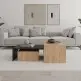 Τραπεζάκι σαλονιού σετ 3 τμχ. Kanta Megapap χρώμα sapphire oak - silky black 80x50x40,5εκ. Τραπεζάκι σαλονιού σετ 3 τμχ. Kanta Megapap χρώμα sapphire oak - silky black 80x50x40,5εκ.