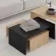 Τραπεζάκι σαλονιού σετ 3 τμχ. Kanta Megapap χρώμα sapphire oak - silky black 80x50x40,5εκ. Τραπεζάκι σαλονιού σετ 3 τμχ. Kanta Megapap χρώμα sapphire oak - silky black 80x50x40,5εκ.