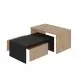 Τραπεζάκι σαλονιού σετ 3 τμχ. Kanta Megapap χρώμα sapphire oak - silky black 80x50x40,5εκ. Τραπεζάκι σαλονιού σετ 3 τμχ. Kanta Megapap χρώμα sapphire oak - silky black 80x50x40,5εκ.