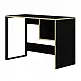 Γραφείο εργασίας Cubo Megapap χρώμα black wood 110x50x75εκ. - GP037-0252,2