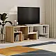 Έπιπλο τηλεόρασης Glis Megapap πολυμορφικό χρώμα sapphire oak - λευκό 145x35x44,8εκ. - GP037-0260,1 Έπιπλο τηλεόρασης Glis Megapap πολυμορφικό χρώμα sapphire oak - λευκό 145x35x44,8εκ. - GP037-0260,1