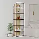Βιβλιοθήκη Archy Megapap χρώμα sapphire oak 53x31,7x180εκ. - GP037-0261,1