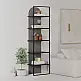 Βιβλιοθήκη Archy Megapap χρώμα γκρι ρετρό 53x31,7x180εκ. - GP037-0261,2