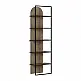Βιβλιοθήκη Archy Megapap χρώμα ανοιχτό καρυδί 53x31,7x180εκ. - GP037-0261,3