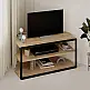 Έπιπλο τηλεόρασης γωνιακό Echo Megapap χρώμα sapphire oak 98x37x45εκ. - GP037-0262,2