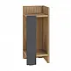 Κομοδίνο Elos Megapap δεξί χρώμα sapphire oak - ανθρακί 25x27x60εκ. - GP037-0264,2 Κομοδίνο Elos Megapap δεξί χρώμα sapphire oak - ανθρακί 25x27x60εκ. - GP037-0264,2