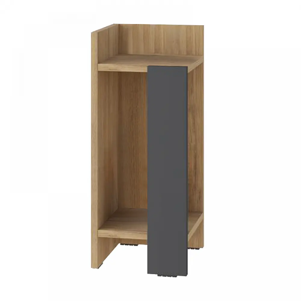Κομοδίνο Elos Megapap αριστερό χρώμα sapphire oak - ανθρακί 25x27x60εκ. - GP037-0265,2 Κομοδίνο Elos Megapap αριστερό χρώμα sapphire oak - ανθρακί 25x27x60εκ. - GP037-0265,2
