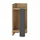 Κομοδίνο Elos Megapap αριστερό χρώμα sapphire oak - ανθρακί 25x27x60εκ. - GP037-0265,2 Κομοδίνο Elos Megapap αριστερό χρώμα sapphire oak - ανθρακί 25x27x60εκ. - GP037-0265,2