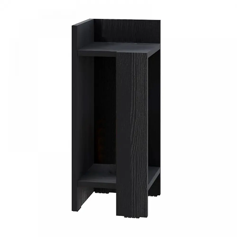 Κομοδίνο Elos Megapap αριστερό χρώμα black wood 25x27x60εκ. - GP037-0265,3 Κομοδίνο Elos Megapap αριστερό χρώμα black wood 25x27x60εκ. - GP037-0265,3