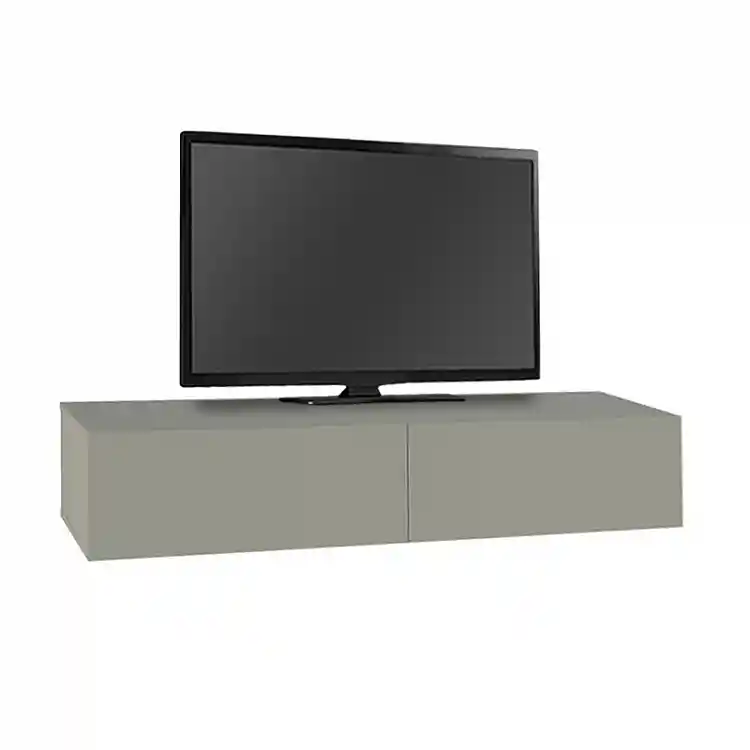 Έπιπλο τηλεόρασης επιτοίχιο Francy Megapap χρώμα ash green 135x31,7x25εκ. | GP037-0266,2