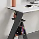 Γραφείο εργασίας Papillon Megapap χρώμα ανθρακί - λευκό 137x60x75εκ - GP037-0268,1
