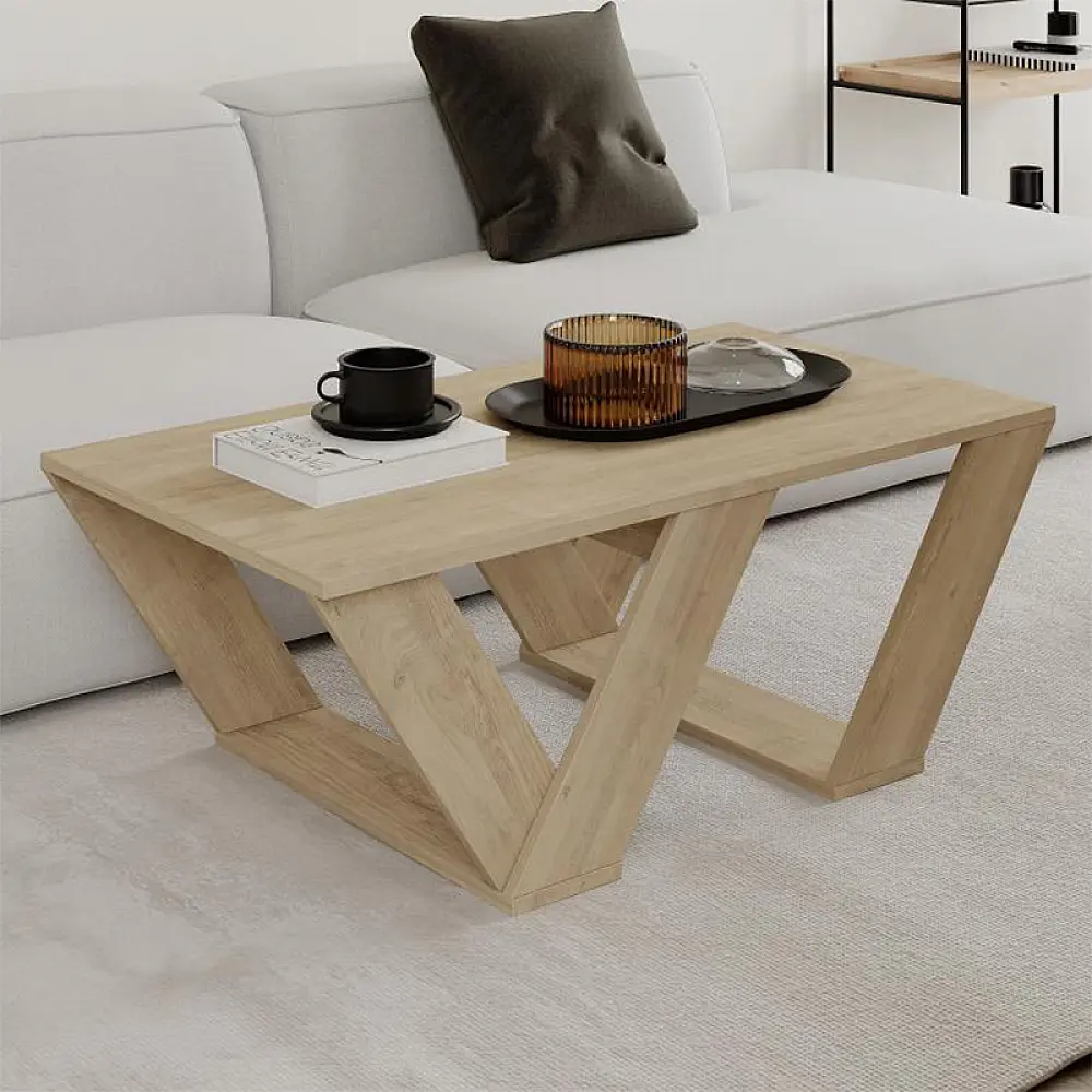 Τραπεζάκι σαλονιού Pipra Megapap χρώμα sapphire oak 110x60x40εκ. - GP037-0269,2