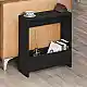 Τραπεζάκι βοηθητικό Simpi Megapap χρώμα black wood 55x20x60εκ. | GP037-0270,4