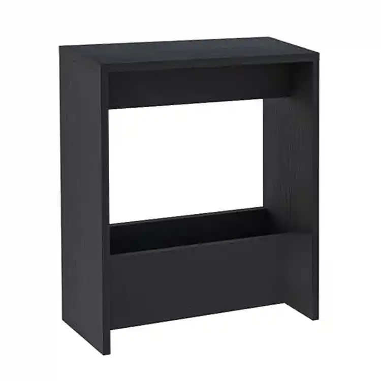 Τραπεζάκι βοηθητικό Simpi Megapap χρώμα black wood 55x20x60εκ. | GP037-0270,4