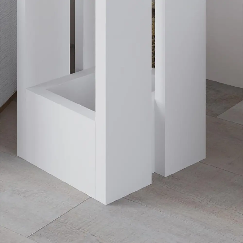 Τραπεζάκι βοηθητικό Tasos Megapap χρώμα λευκό 30x30x50,3εκ. - GP037-0272,1