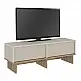 Έπιπλο τηλεόρασης Yuki Megapap χρώμα sandstone - sepet oak 118x35x40,6εκ. | GP037-0275,1