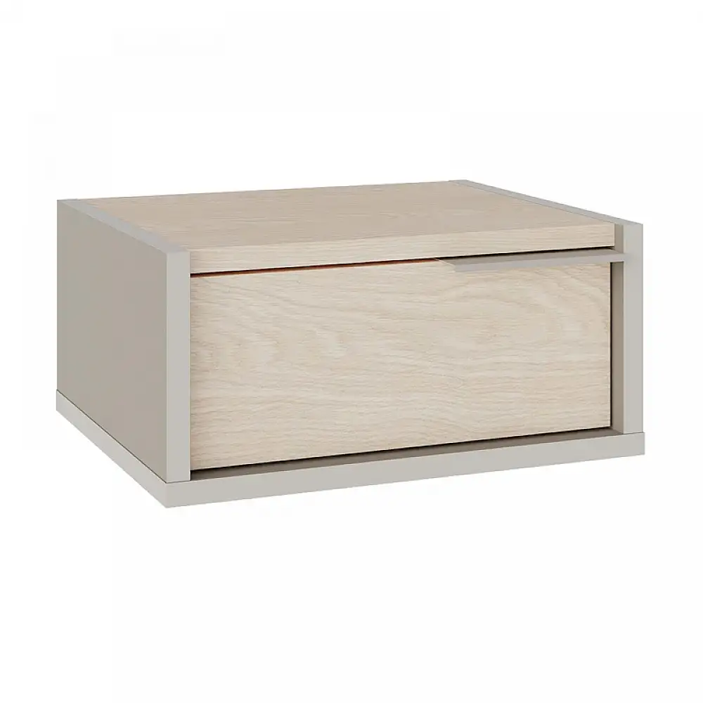 Κομοδίνο επιτοίχιο Eco Megapap χρώμα sandstone - light oak 40x33x18,5εκ. | GP037-0279,1