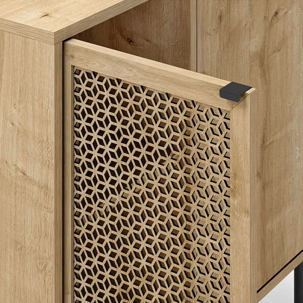 Μπουφές Naive Megapap χρώμα sapphire oak 80x40x80εκ. | GP037-0286,1