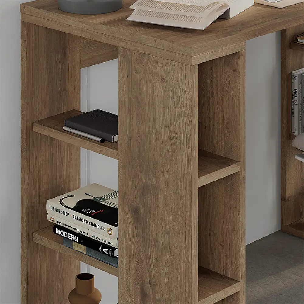 Γραφείο εργασίας Colmar Megapap χρώμα ανοιχτό καρυδί 106x50x75εκ. | GP037-0289,2