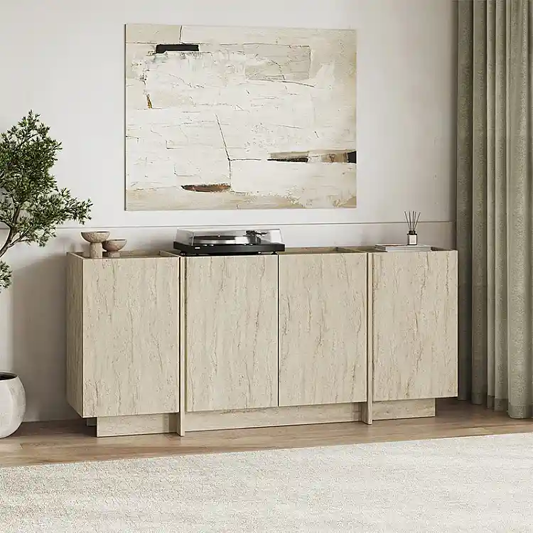 Μπουφές Dorma Megapap χρώμα travertine 180x45x80,2εκ. | GP037-0293,2