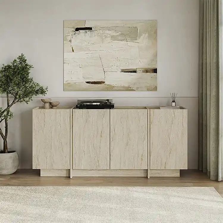 Μπουφές Dorma Megapap χρώμα travertine 180x45x80,2εκ. | GP037-0293,2