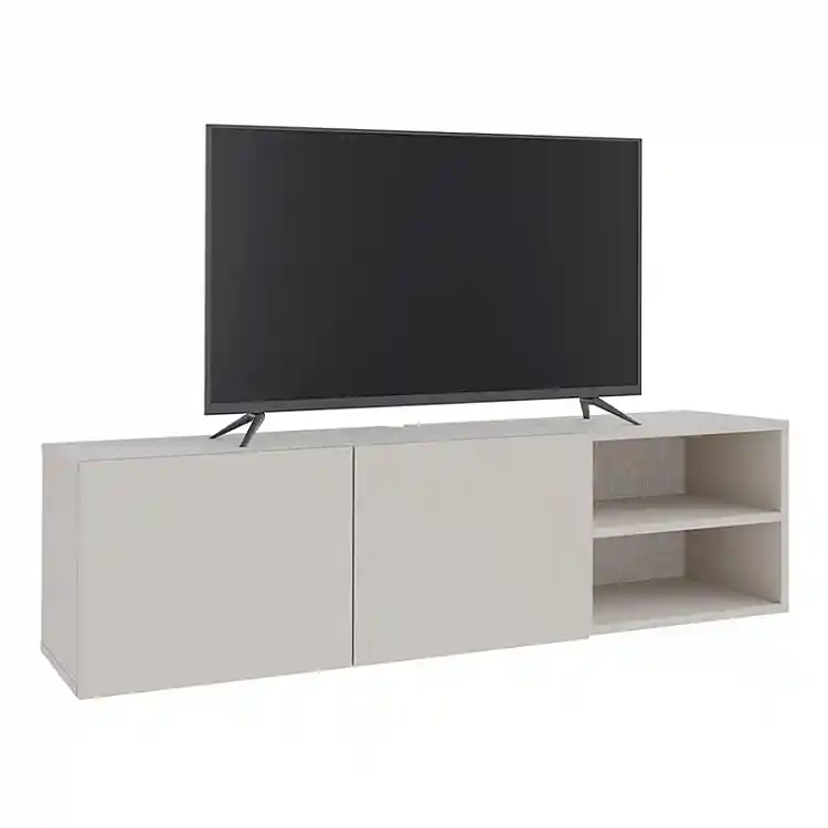 Έπιπλο τηλεόρασης επιτοίχιο Conrad Megapap χρώμα sandstone 140x35x38εκ. | GP037-0297,1