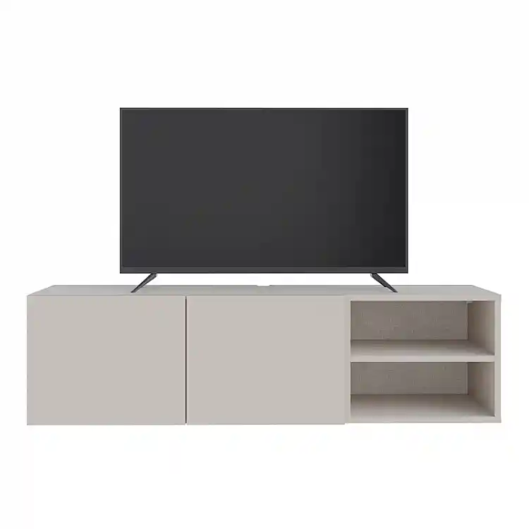 Έπιπλο τηλεόρασης επιτοίχιο Conrad Megapap χρώμα sandstone 140x35x38εκ. | GP037-0297,1
