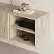 Έπιπλο τηλεόρασης επιτοίχιο Conrad Megapap χρώμα travertine 140x35x38εκ. | GP037-0297,2