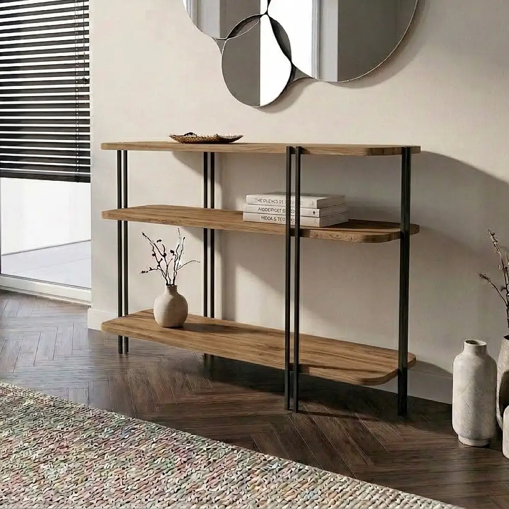Κονσόλα Notus Megapap χρώμα καρυδί Ud 92x34,5x75εκ. | GP037-0311,2