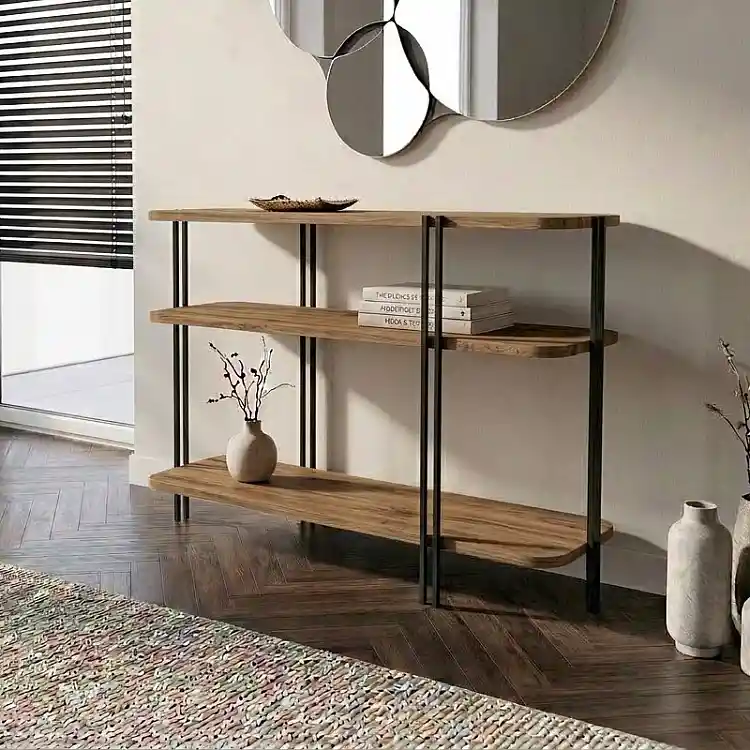 Κονσόλα Notus Megapap χρώμα καρυδί Ud 92x34,5x75εκ. | GP037-0311,2