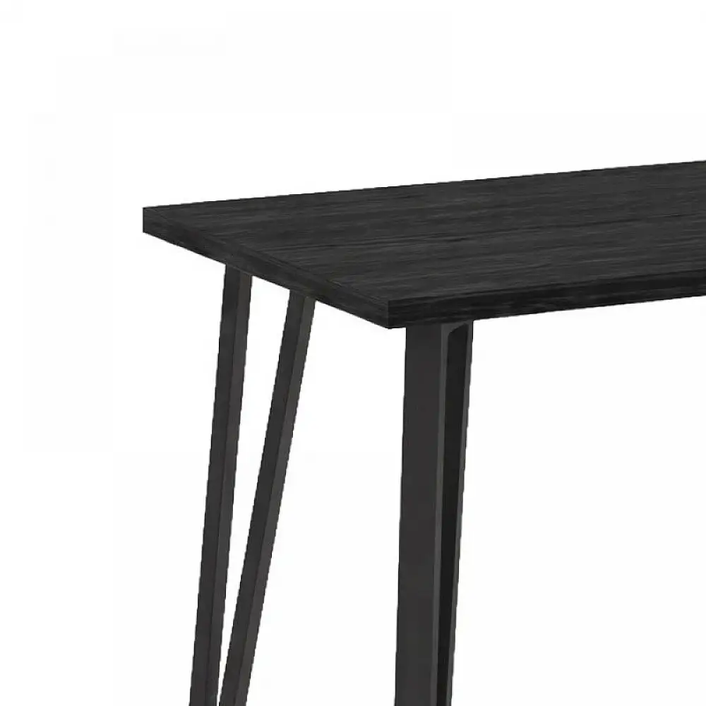 Τραπέζι Xana Megapap χρώμα black wood 120x70x77,5εκ. | GP037-0315,3