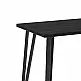 Τραπέζι Xana Megapap χρώμα black wood 120x70x77,5εκ. | GP037-0315,3