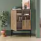 Μπουφές Amira Megapap χρώμα καρυδί Ud - black wood 90x40x125εκ. | GP037-0317,1